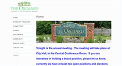 Desktop Screenshot of orchardcivicassociation.com