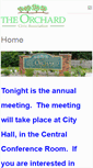 Mobile Screenshot of orchardcivicassociation.com